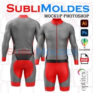 MOCKUP Enterizo Ciclismo Caballero