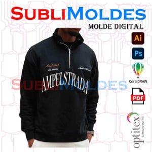 Molde Buso Cuello Alto Oversize