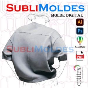 Molde Camiseta Oversize Canesu