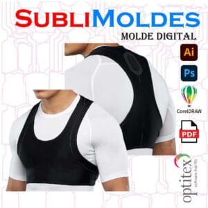 Molde Chaleco Futbol Gps