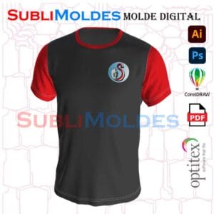 Molde Camiseta Slim Cola de Pato