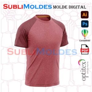 Molde Camiseta Manga Canesu