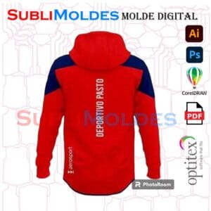 Molde Sudadera Deportivo Pasto