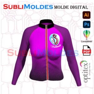 Molde Jersey Ciclismo Dama Pro SLIM sin costados Ml