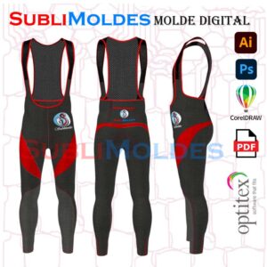 Molde Lycra Ciclismo Cullote Largo