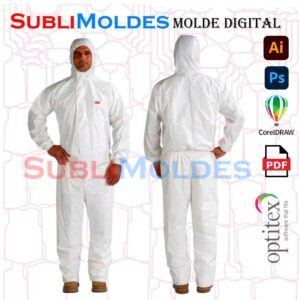 Molde Digital Traje Bacteriologico 3M Pack