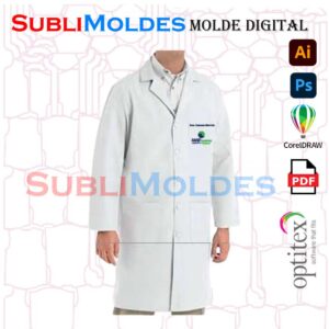 Molde Bata Laboratorio Pack