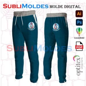 Molde Pants Joggers Asimetricos