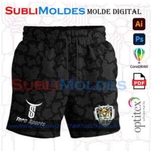 Molde Short Dos piezas Bolsillo costado