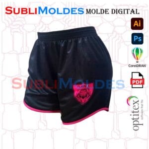 Molde Molde Short Curva Abajo