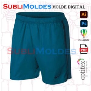 Molde Pantaloneta corte costado