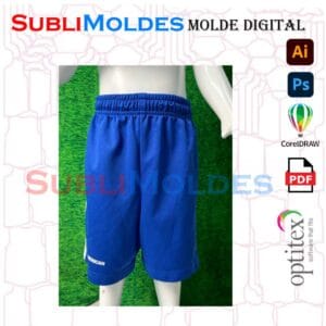 Molde Pantaloneta Addidas