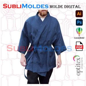 Molde Kimono 着物 haori Japones
