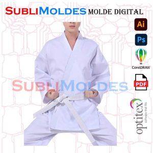 Molde Kimono 3 Artes Marciales