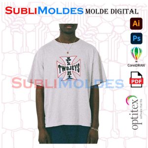 Molde Camiseta Loose Fit