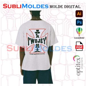 Molde Camiseta Loose Fit