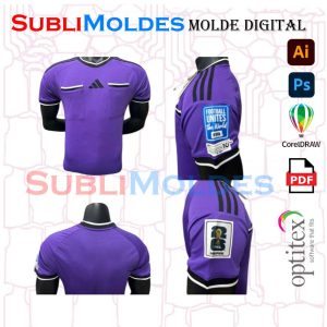 Molde Camiseta Arbitro Raglan 2025