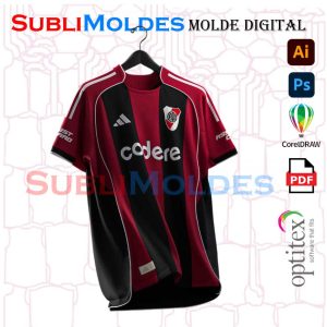 Molde Camiseta River Plate