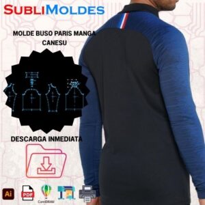Molde Buso Paris Manga Canesu sud61